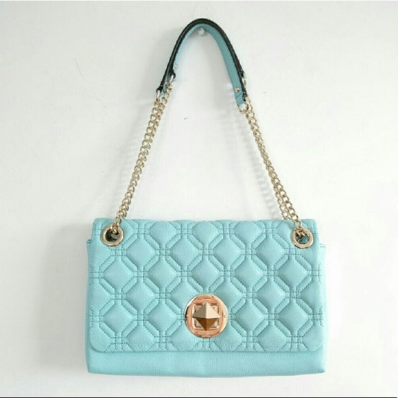 NWT KATE SPADE QUILTED CYNTHIA LEATHER HANDBAG! - Picture 2 of 5